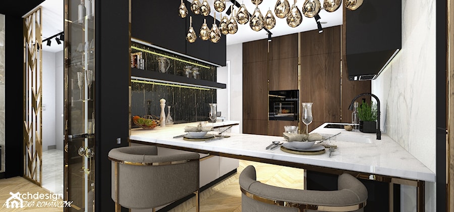 Aneks kuchenny w apartamencie - zdjęcie od archdesign