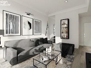 Apartament Hanza Tower - Salon, styl nowoczesny - zdjęcie od archdesign
