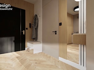 Apartament w Świnoujściu - Hol / przedpokój, styl skandynawski - zdjęcie od archdesign