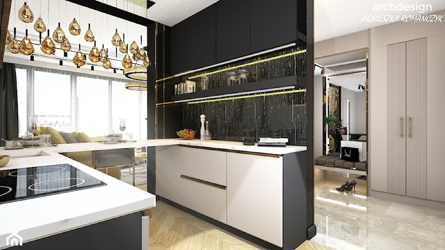 Aneks kuchenny w apartamencie - zdjęcie od archdesign