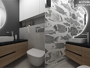 Fototapeta w łazience ryby - zdjęcie od archdesign