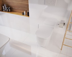 Brilliant white 60x60 60x120 - Średnia łazienka, styl nowoczesny - zdjęcie od LIS Ceramika - Homebook