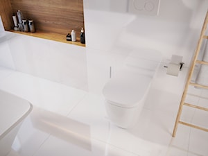 Brilliant white 60x60 60x120 - Średnia łazienka, styl nowoczesny - zdjęcie od LIS Ceramika