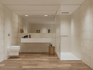Madryt 30x90 - Duża bez okna z lustrem łazienka, styl tradycyjny - zdjęcie od LIS Ceramika