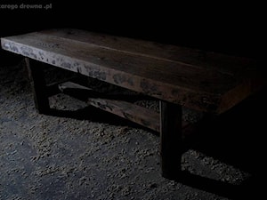 masywny stół ze starego drewna - zdjęcie od Ze Starego Drewna