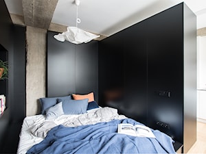 Projekt wnętrz - Mała sypialnia, styl nowoczesny - zdjęcie od masa architekci