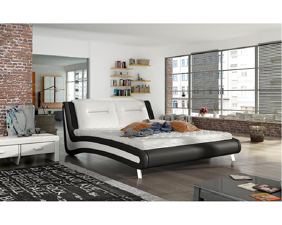 Łóżko tapicerowane 81207, 160x200 w cenie 3949zł - zdjęcie od Komfort Snu- materace, łóżka, poduszki...