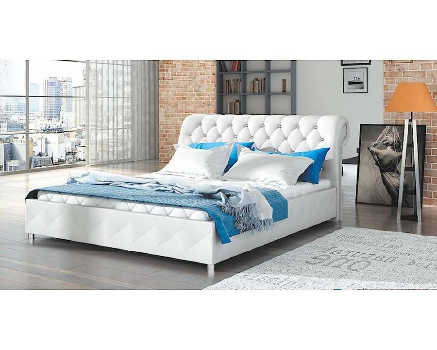 Łóżko tapicerowane 81206 160x200 w cenie 3099zł - zdjęcie od Komfort Snu- materace, łóżka, poduszki...