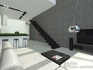 LOFT_Warszawa - Salon, styl nowoczesny - zdjęcie od Raz Dwa Architekci