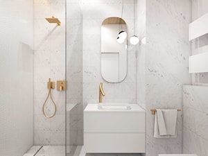 łazienka: kamien, drewno - zdjęcie od SARNA ARCHITEKCI / Architektura Wnętrza dla wymagających / Interior Design