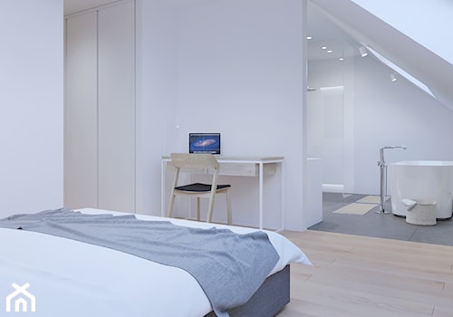 sypialnia z pokojem kąpielowym - zdjęcie od SARNA ARCHITEKCI / Architektura Wnętrza dla wymagających / Interior Design