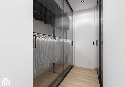 męska, minimalostyczna garderoba - zdjęcie od SARNA ARCHITEKCI / Architektura Wnętrza dla wymagających / Interior Design