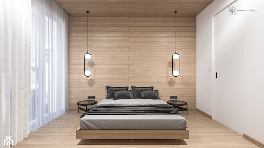 sypialnia minimalistyczna - zdjęcie od SARNA ARCHITEKCI / Architektura Wnętrza dla wymagających / Interior Design