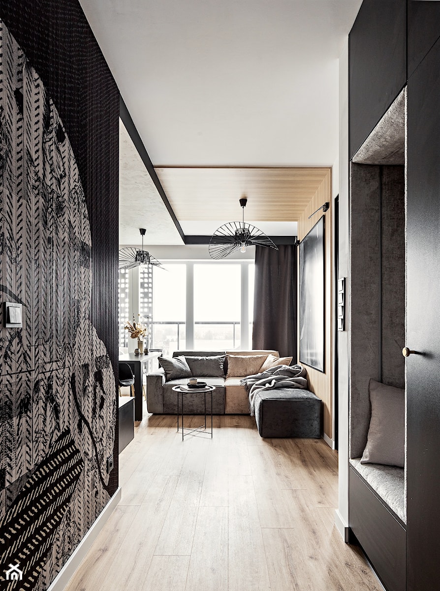 Mieszkanie 36 m2 w centrum miasta - Salon, styl nowoczesny - zdjęcie od DOBRY UKŁAD-Sandra Białkowska