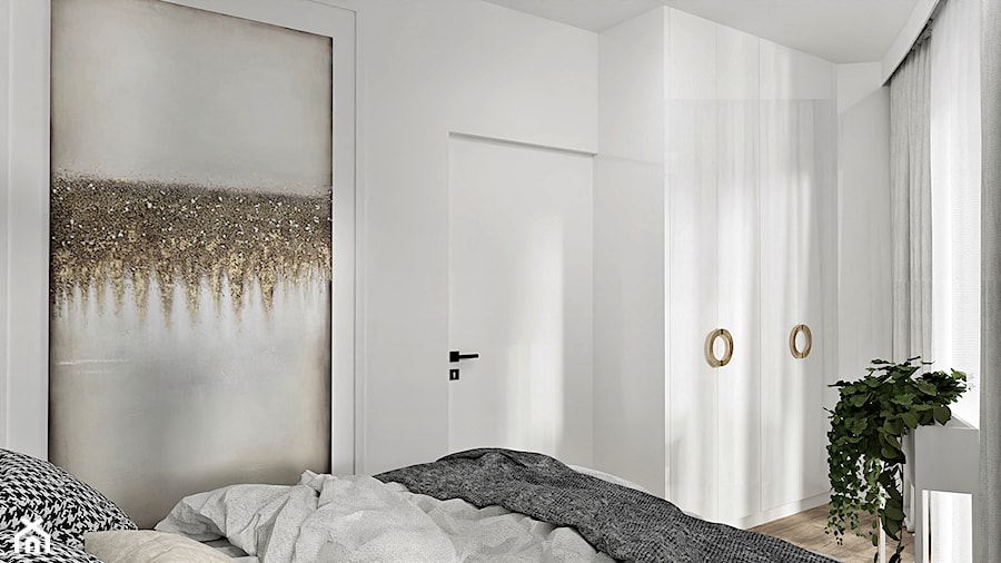 Mieszkanie w stylu nowoczesny glamour - Sypialnia - zdjęcie od DOBRY UKŁAD-Sandra Białkowska