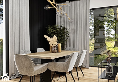 Salon z kuchnią w loftowych klimatach - Jadalnia, styl nowoczesny - zdjęcie od DOBRY UKŁAD-Sandra Białkowska