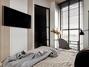 Mieszkanie 36 m2 w centrum miasta - Sypialnia, styl nowoczesny - zdjęcie od DOBRY UKŁAD-Sandra Białkowska