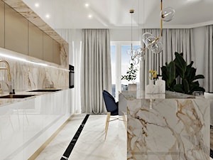 Mieszkanie w stylu nowoczesny glamour - Kuchnia - zdjęcie od DOBRY UKŁAD-Sandra Białkowska