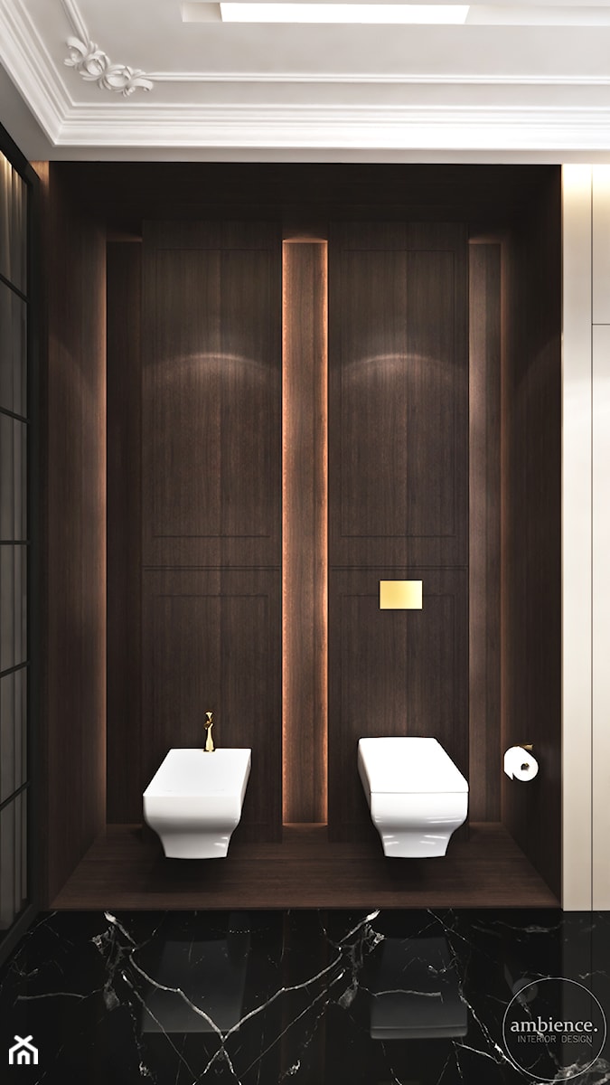 Luksusowa sypialnia z łazienką - Łazienka - zdjęcie od Ambience. Interior design