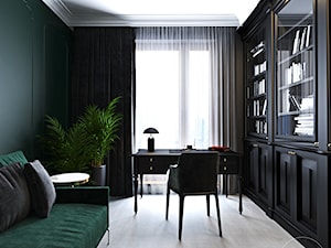 Warszawski apartament - Biuro, styl nowoczesny - zdjęcie od Ambience. Interior design