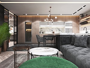 Apartament w Londynie - strefa dzienna - Kuchnia, styl nowoczesny - zdjęcie od Ambience. Interior design