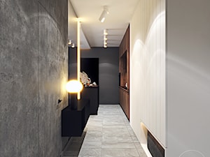 Kontrastowa elegancja - Hol / przedpokój, styl nowoczesny - zdjęcie od Ambience. Interior design