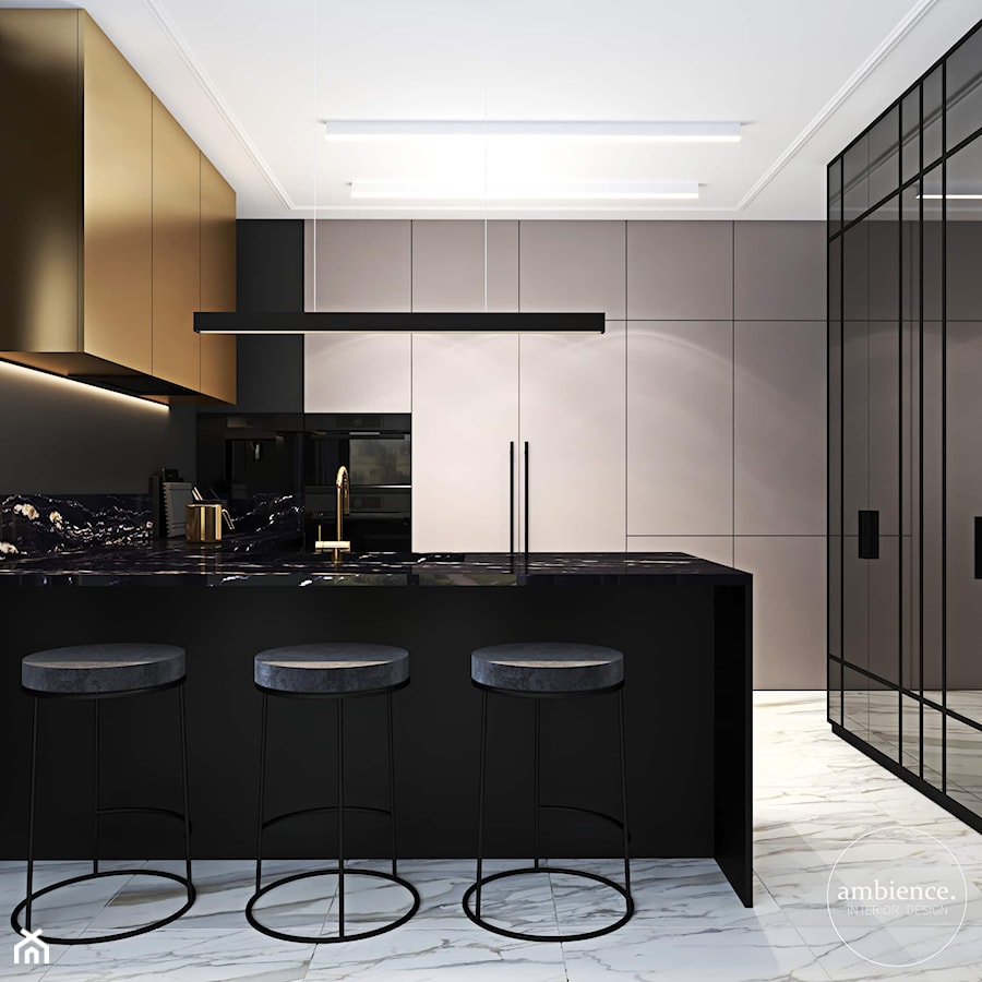 Elegancki dom z charakterem - Kuchnia, styl nowoczesny - zdjęcie od Ambience. Interior design