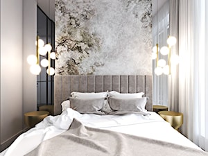 Mieszkanie w odcieniach kawy - Sypialnia, styl nowoczesny - zdjęcie od Ambience. Interior design