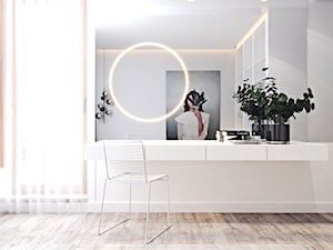 Kontrastowa elegancja - Sypialnia, styl nowoczesny - zdjęcie od Ambience. Interior design