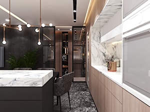 Apartament w Londynie - strefa dzienna - Kuchnia, styl nowoczesny - zdjęcie od Ambience. Interior design