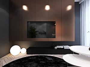 Apartament w Londynie - strefa nocna - Sypialnia, styl nowoczesny - zdjęcie od Ambience. Interior design