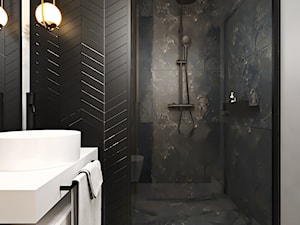 Mieszkanie z granatem - Łazienka, styl nowoczesny - zdjęcie od Ambience. Interior design