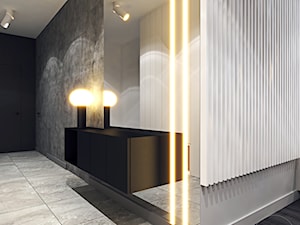 Kontrastowa elegancja - Hol / przedpokój, styl nowoczesny - zdjęcie od Ambience. Interior design