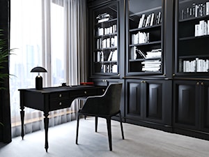 Warszawski apartament - Średnie w osobnym pomieszczeniu biuro, styl nowoczesny - zdjęcie od Ambience. Interior design