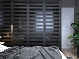 Mieszkanie łączące klasykę i nowoczesność - Średnia szara sypialnia, styl nowoczesny - zdjęcie od Ambience. Interior design