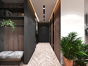 Apartament w Londynie - strefa dzienna - Hol / przedpokój, styl nowoczesny - zdjęcie od Ambience. Interior design