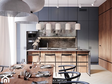 Aranżacje wnętrz - Kuchnia: Apartament Azul - Kuchnia, styl nowoczesny - Balicka Design. Przeglądaj, dodawaj i zapisuj najlepsze zdjęcia, pomysły i inspiracje designerskie. W bazie mamy już prawie milion fotografii!