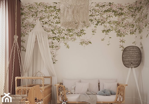 Wakacyjne Marzenia - Średni biały pokój dziecka dla niemowlaka dla chłopca dla dziewczynki, styl nowoczesny - zdjęcie od Balicka Design