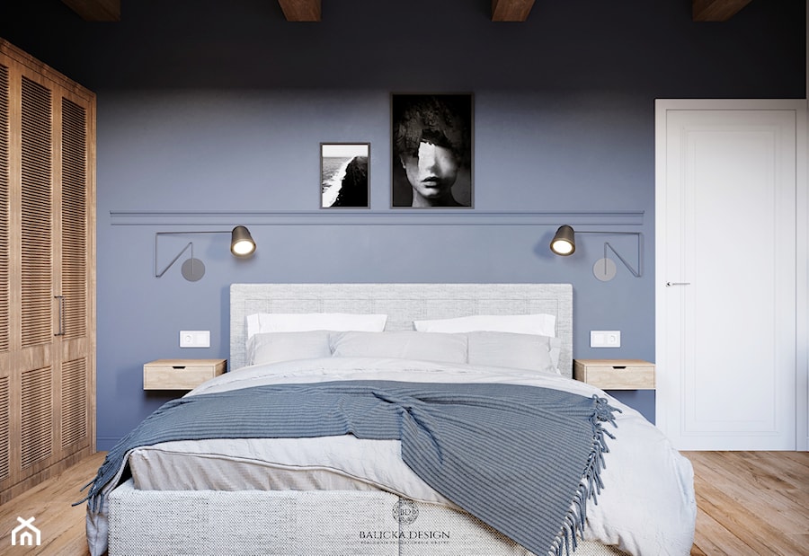 Słoneczne Poddasze - Sypialnia, styl nowoczesny - zdjęcie od Balicka Design