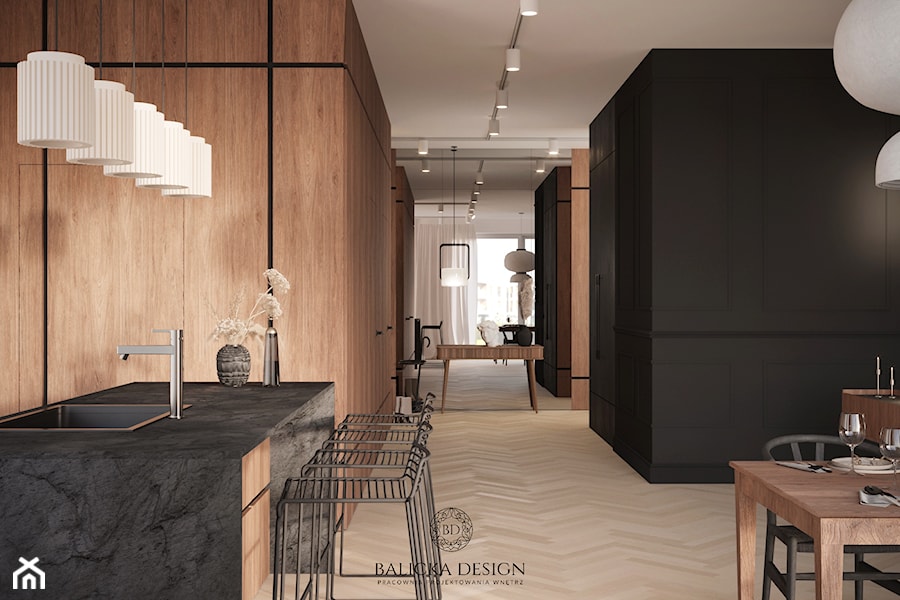 Apartament Azul - Hol / przedpokój, styl nowoczesny - zdjęcie od Balicka Design