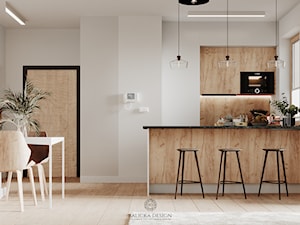 Ciepły Minimalizm - Salon, styl minimalistyczny - zdjęcie od Balicka Design
