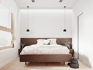 Ciepły Minimalizm - Sypialnia, styl minimalistyczny - zdjęcie od Balicka Design
