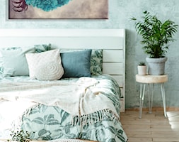 artCanvas - Mała zielona sypialnia - zdjęcie od gurupa - Homebook