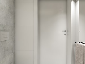 Dom pod Wolbromiem - Mała bez okna z lustrem łazienka, styl nowoczesny - zdjęcie od WERDHOME