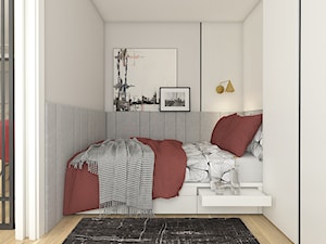 Mieszkanie w krakowie 50 m2 - Sypialnia, styl nowoczesny - zdjęcie od WERDHOME