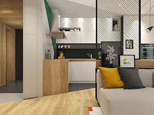 Trzy kąty - mieszkanie w Krakowie - Kuchnia, styl nowoczesny - zdjęcie od WERDHOME