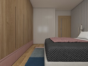 Dom Luksemburg - styl nowoczesny - Mała szara sypialnia, styl nowoczesny - zdjęcie od WERDHOME