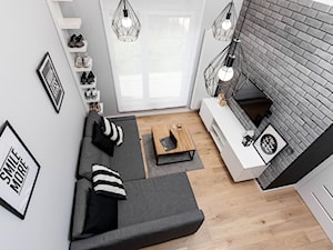 APARTAMENT Z ANTRESOLAMI - Salon, styl nowoczesny - zdjęcie od HOUSE DESIGN