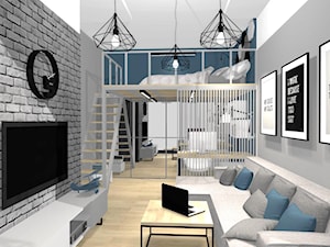 Salon, styl industrialny - zdjęcie od HOUSE DESIGN