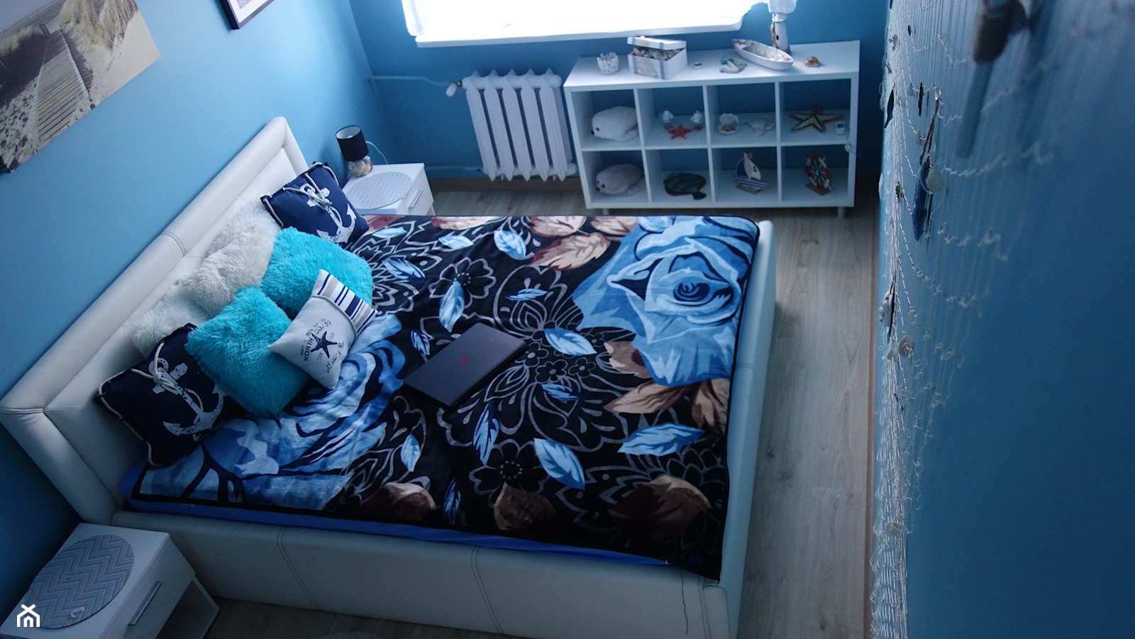 Sypialnia w nadmorskim klimacie - Sypialnia, styl tradycyjny - zdjęcie od Maria Kurowska - Homebook